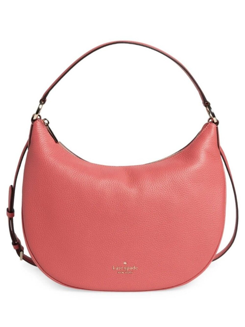 Kate Spade New York Weston Women's Leather Hobo Shoulder Bag in Masons Brick